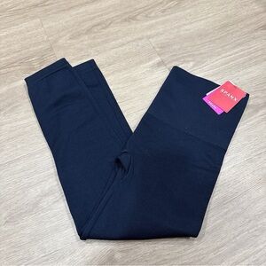 Spanx navy cropped lamn leggings